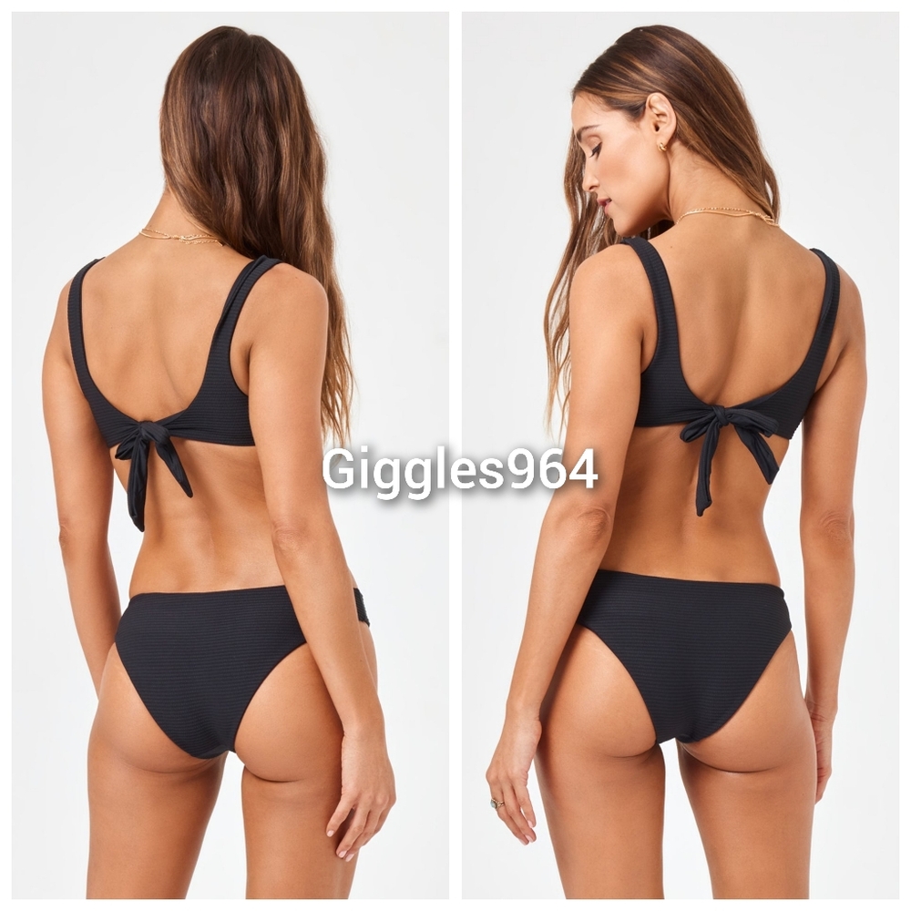L*Space Sandy Bikini Bottom Eco Chic Repreve Rib - Picture 6 of 6